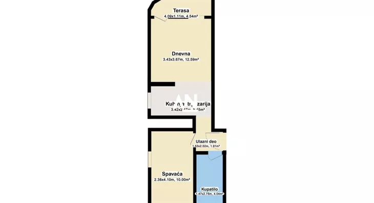 Dvosoban stan | 4zida