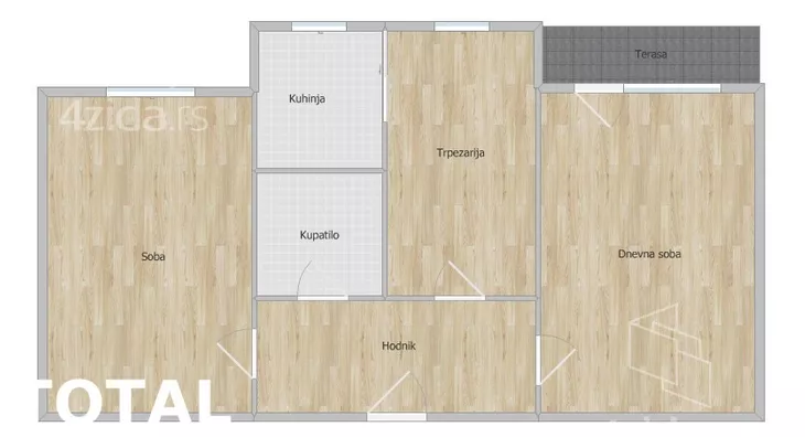 Dvosoban stan | 4zida