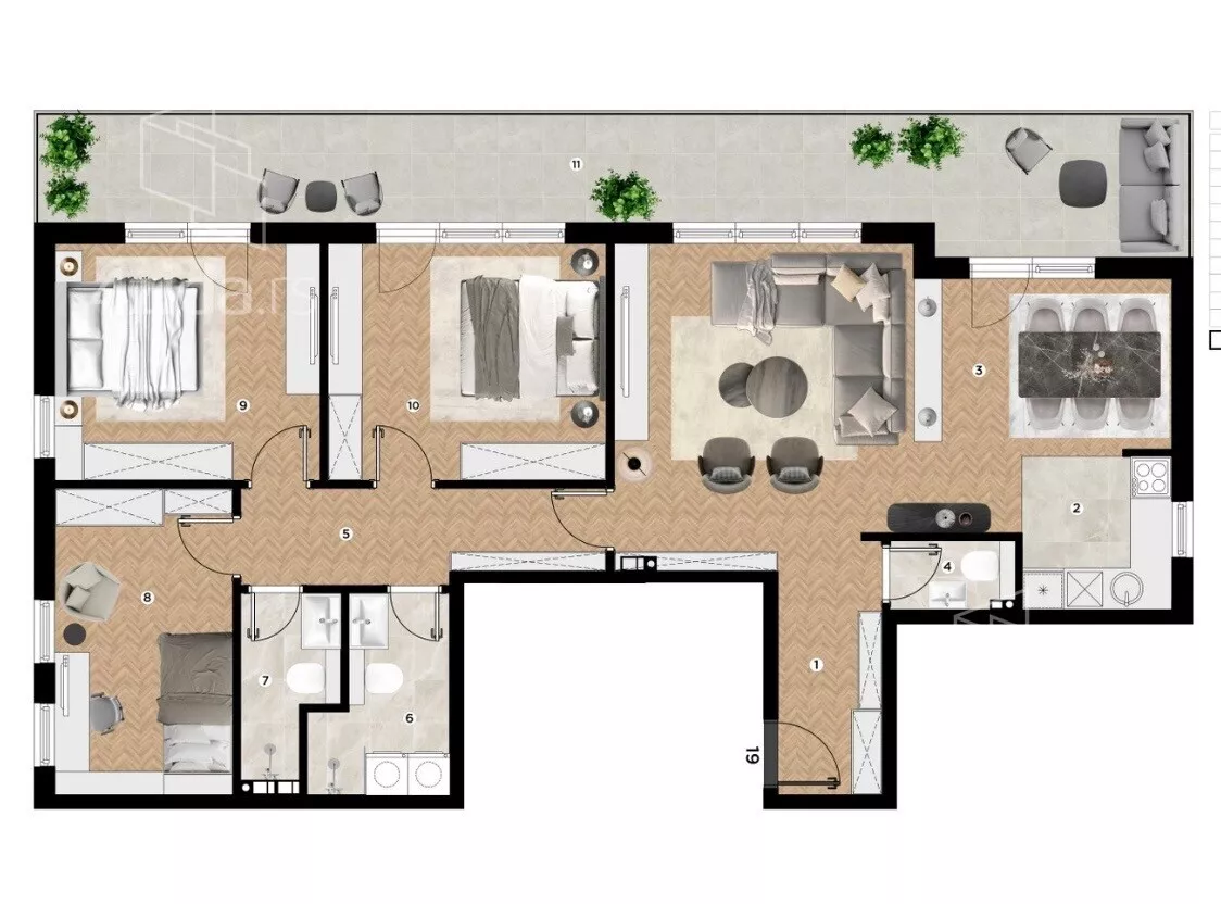 Četvorosoban stan | 4zida