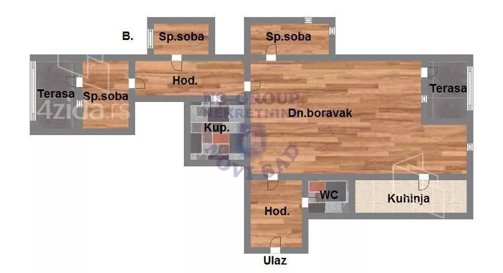 Četvorosoban stan | 4zida