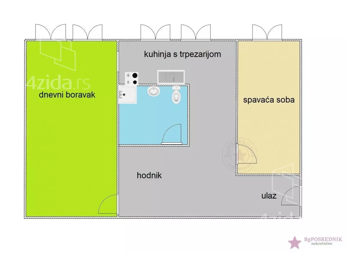 Dvoiposoban stan | 4zida