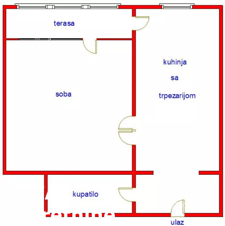 Jednosoban stan | 4zida