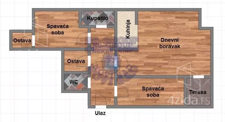 Trosoban stan | 4zida