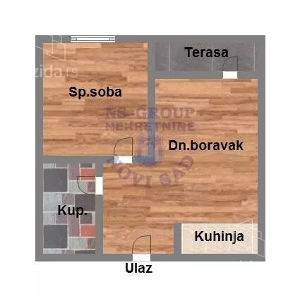 Dvosoban stan | 4zida