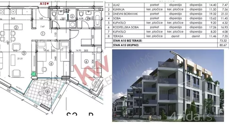 Trosoban stan | 4zida