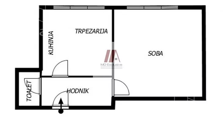 Jednosoban stan | 4zida