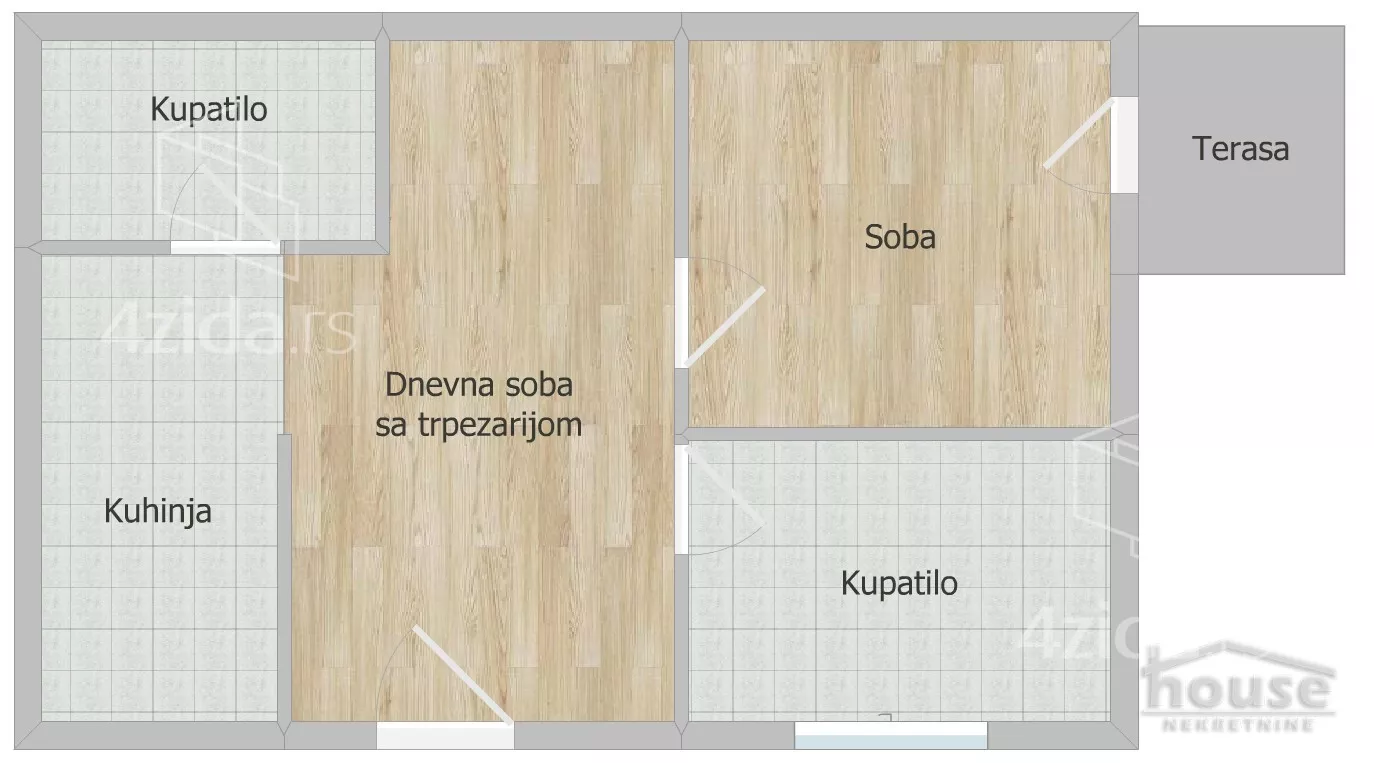 Jednoiposoban stan | 4zida