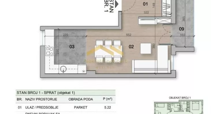 Trosoban stan | 4zida