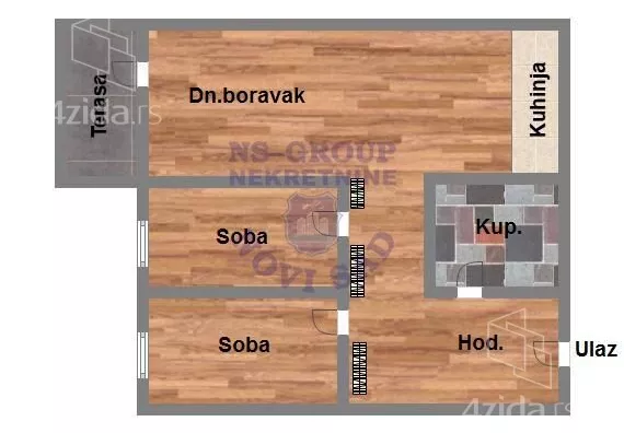 Dvoiposoban stan | 4zida