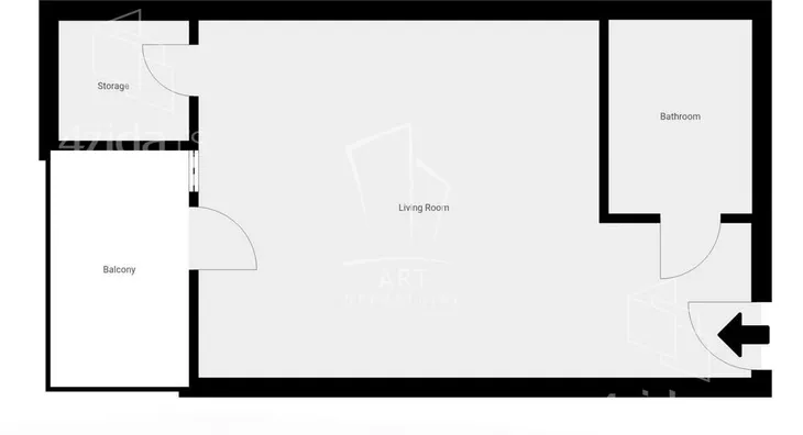 Jednosoban stan | 4zida