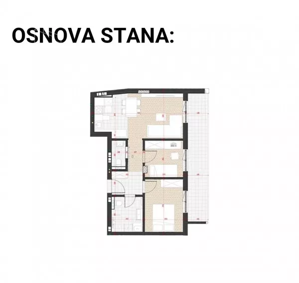 Trosoban stan | 4zida