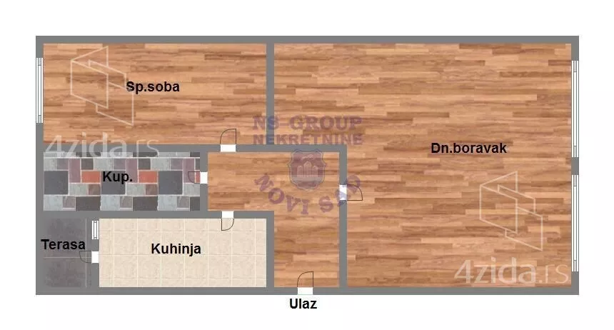 Dvosoban stan | 4zida