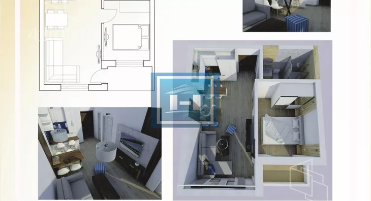 Jednosoban stan | 4zida