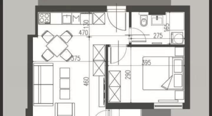 Jednoiposoban stan | 4zida