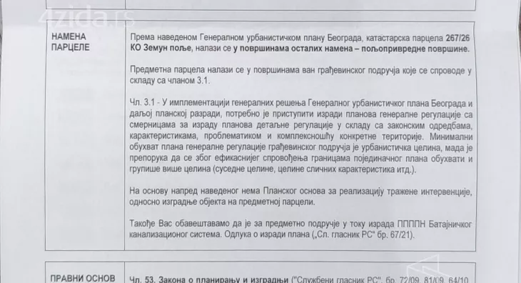 Građevinsko zemljište | 4zida