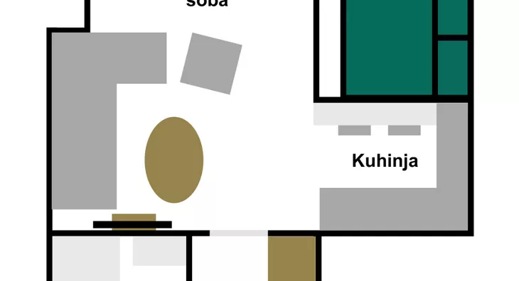 Dvosoban stan | 4zida