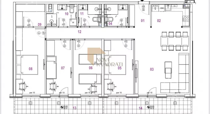 Petosoban stan | 4zida