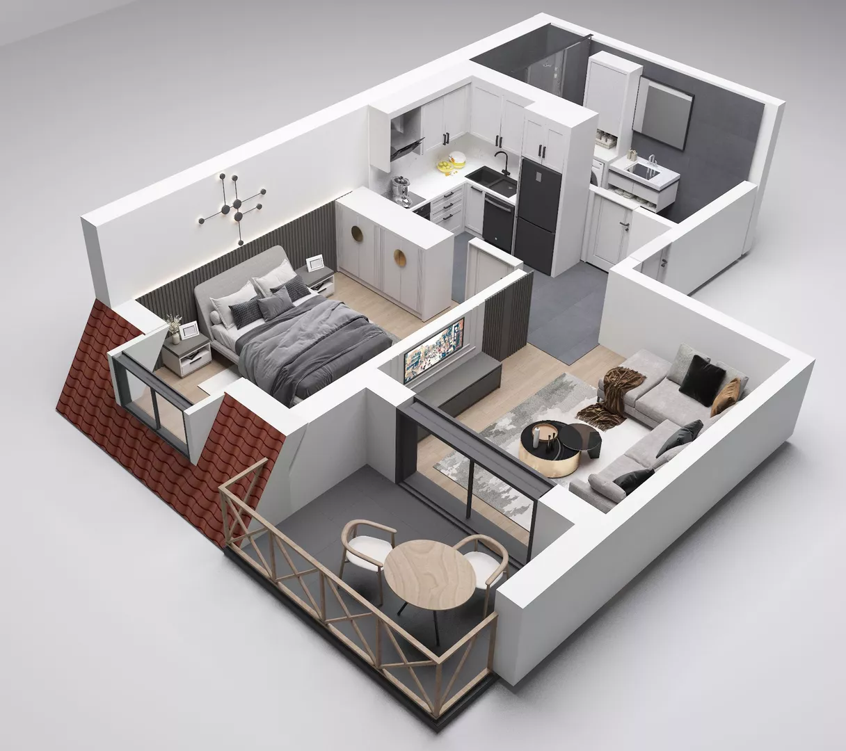 Jednoiposoban stan | 4zida