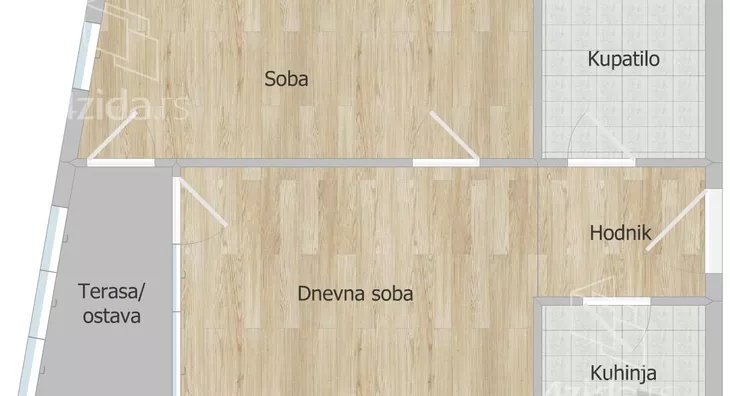 Dvosoban stan | 4zida