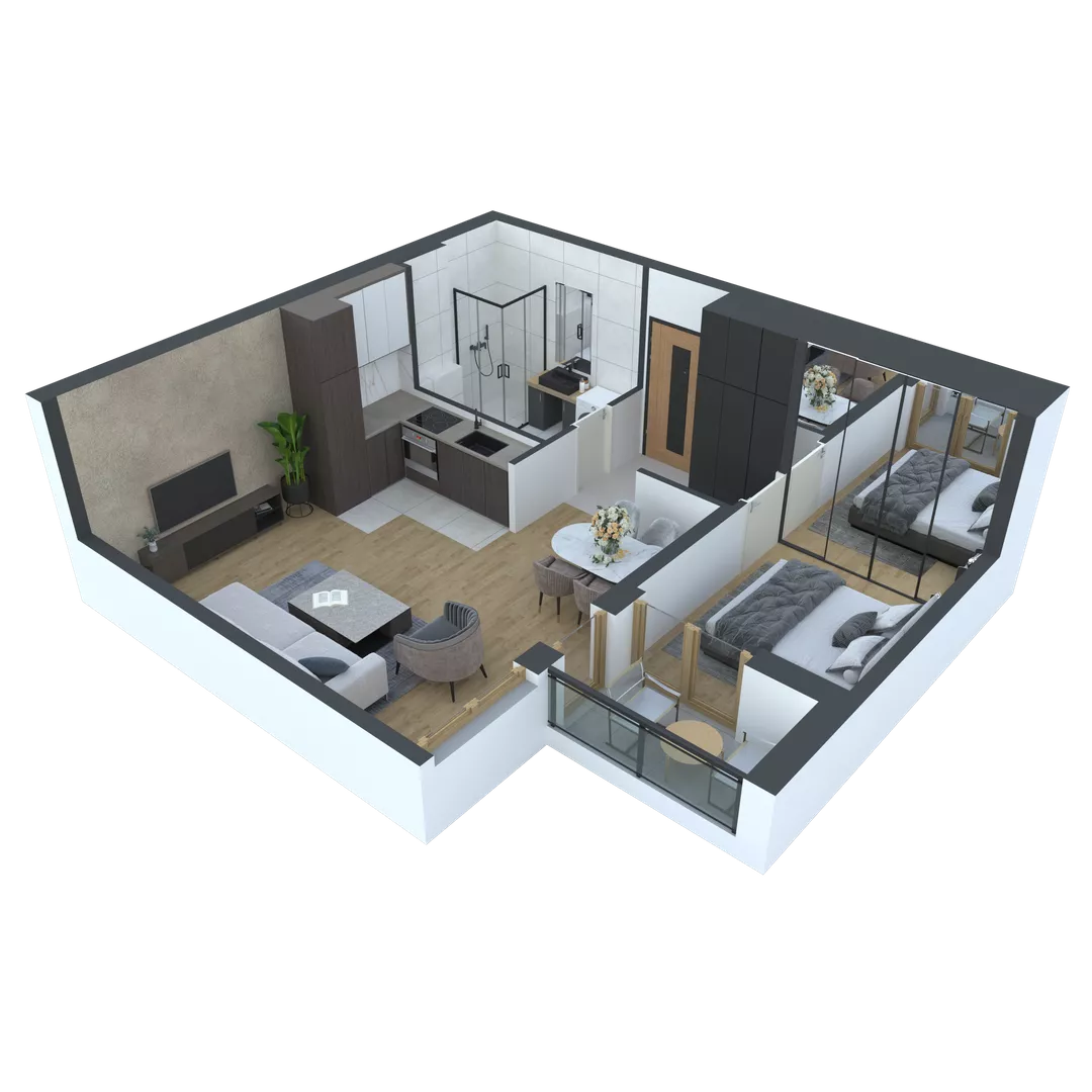 Dvosoban stan | 4zida