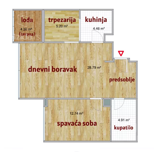 Dvosoban stan | 4zida