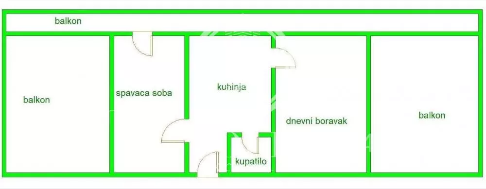 Jednoiposoban stan | 4zida