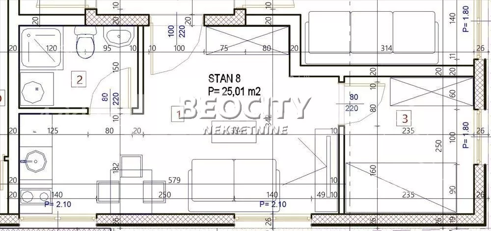 Jednoiposoban stan | 4zida