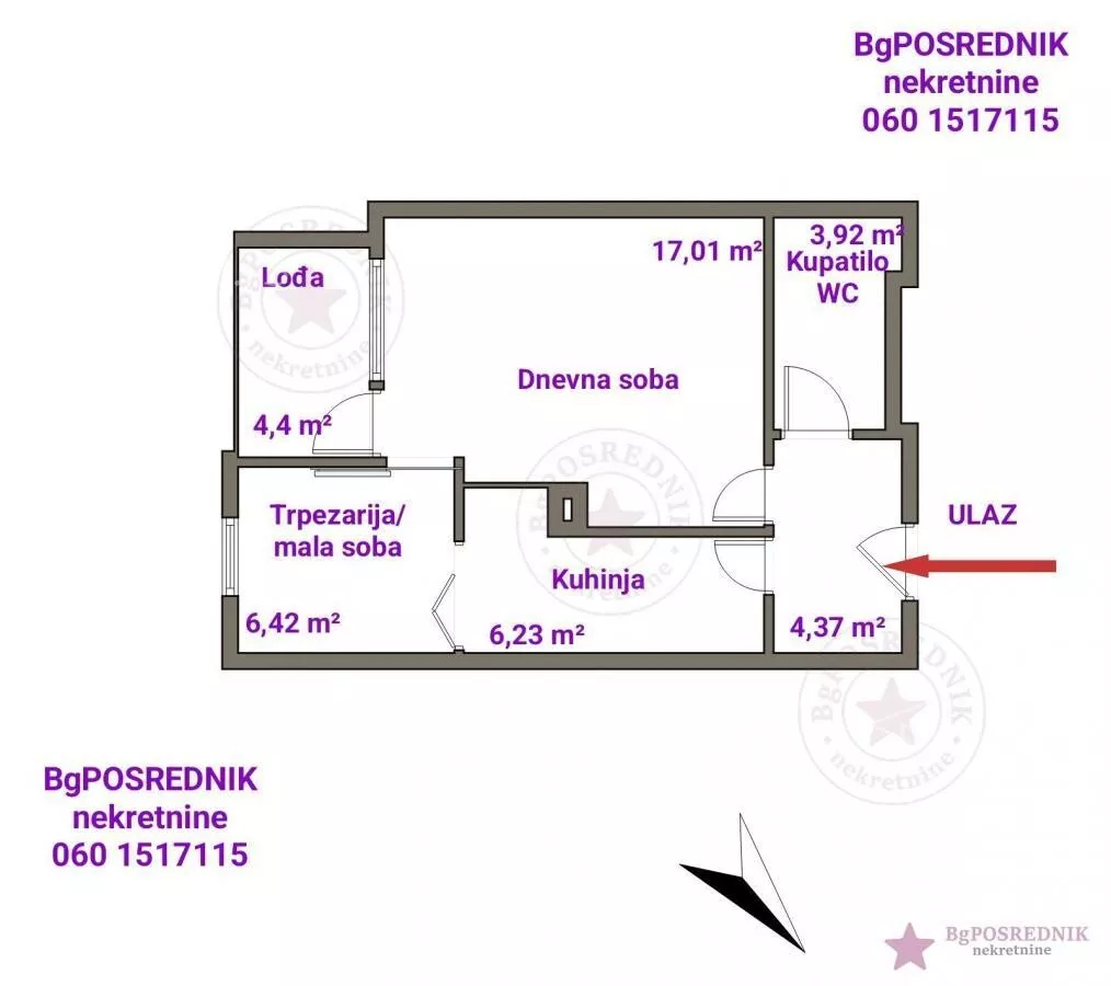 Jednosoban stan | 4zida