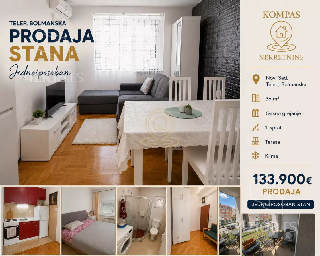 Jednoiposoban stan | 4zida