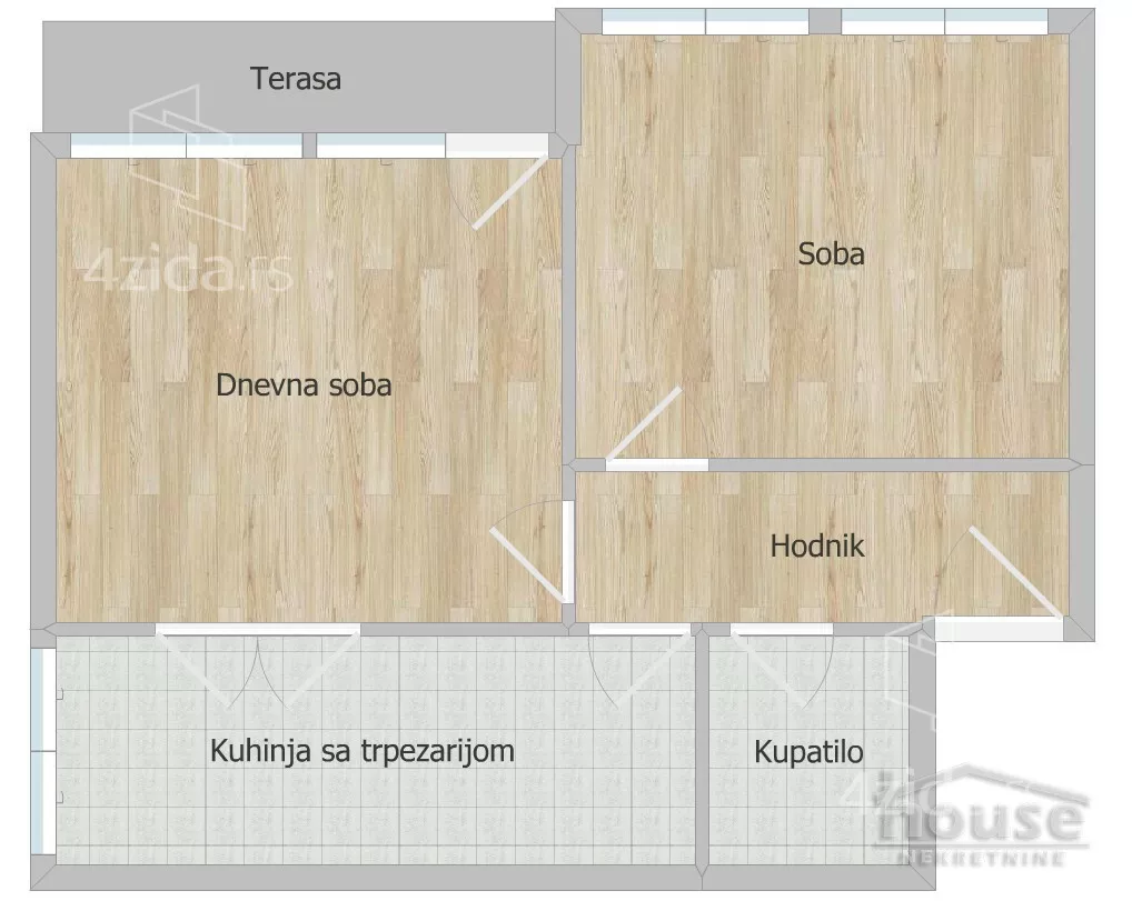 Dvosoban stan | 4zida