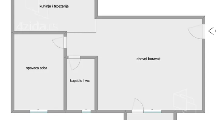 Dvosoban stan | 4zida