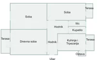 Trosoban stan | 4zida