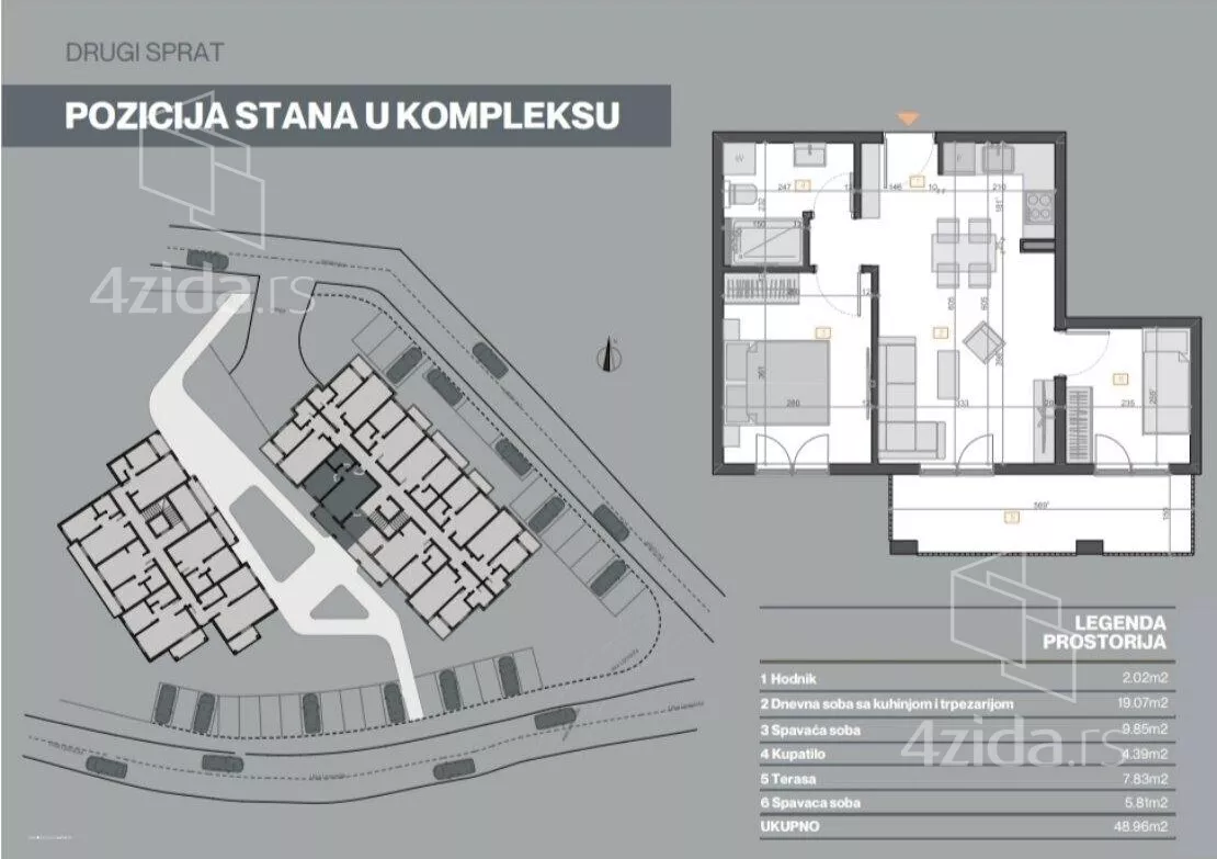 Jednosoban stan | 4zida