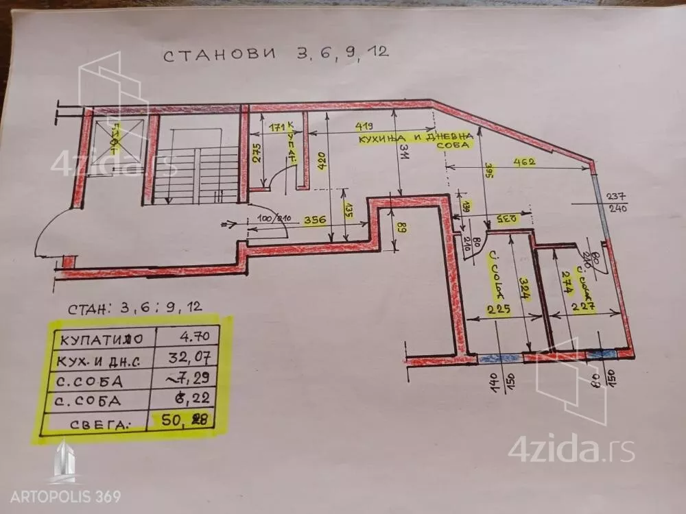 Jednoiposoban stan | 4zida