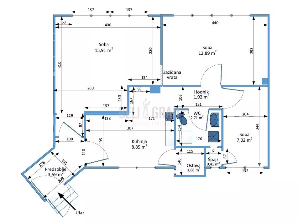 Dvoiposoban stan | 4zida