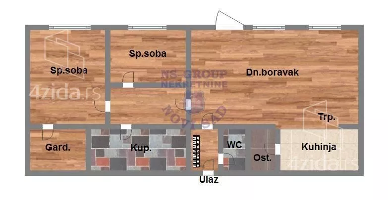 Trosoban stan | 4zida