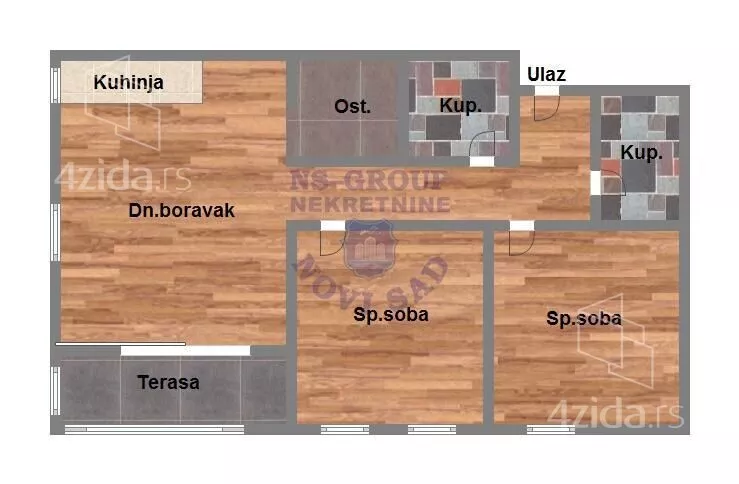 Trosoban stan | 4zida