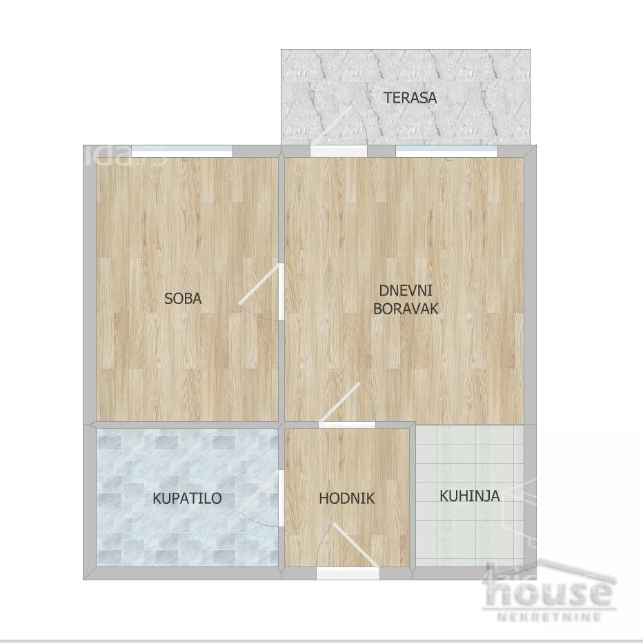 Jednoiposoban stan | 4zida