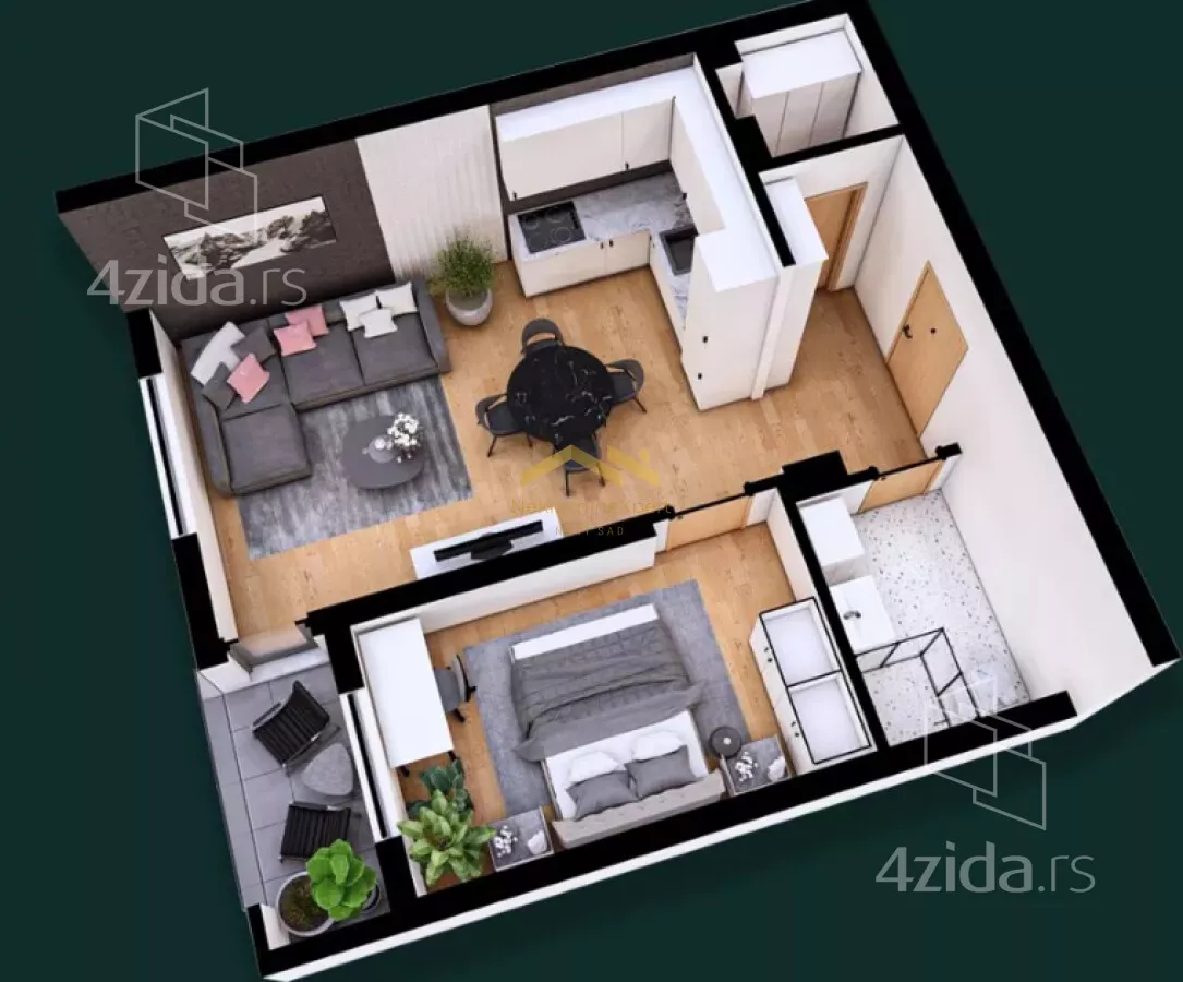 Dvosoban stan | 4zida