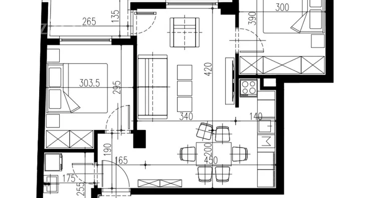 Trosoban stan | 4zida