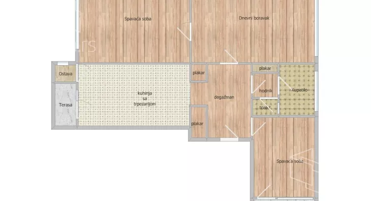 Trosoban stan | 4zida