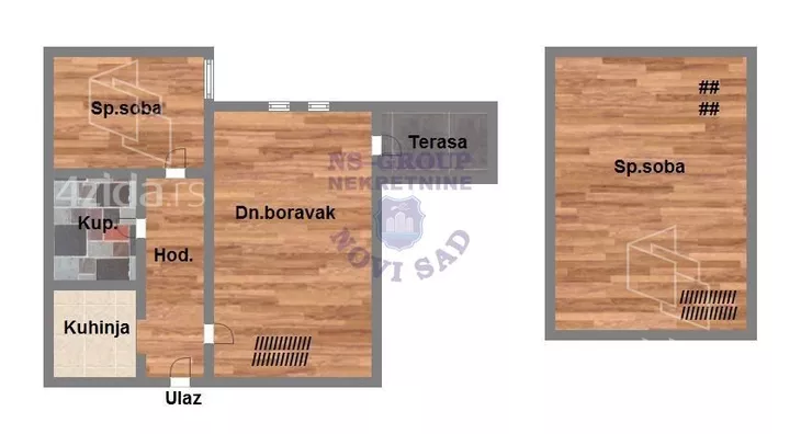 Dvoiposoban stan | 4zida