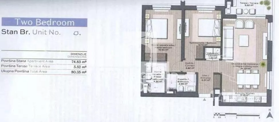 Trosoban stan | 4zida