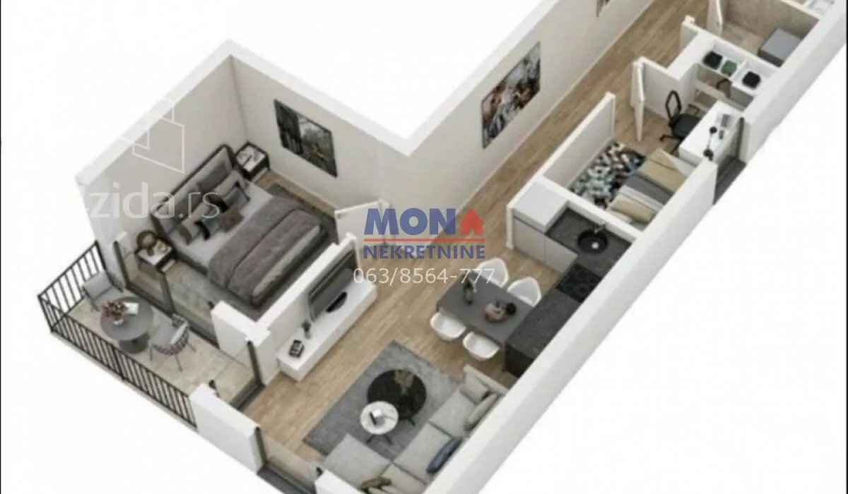 Dvoiposoban stan | 4zida