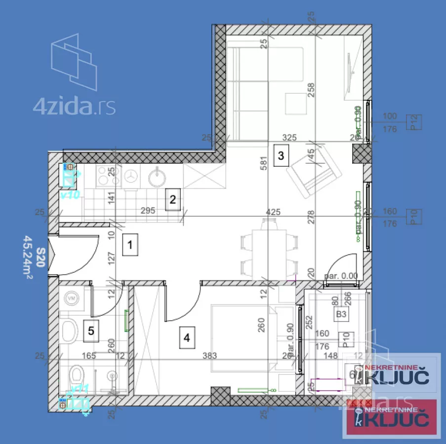 Dvosoban stan | 4zida