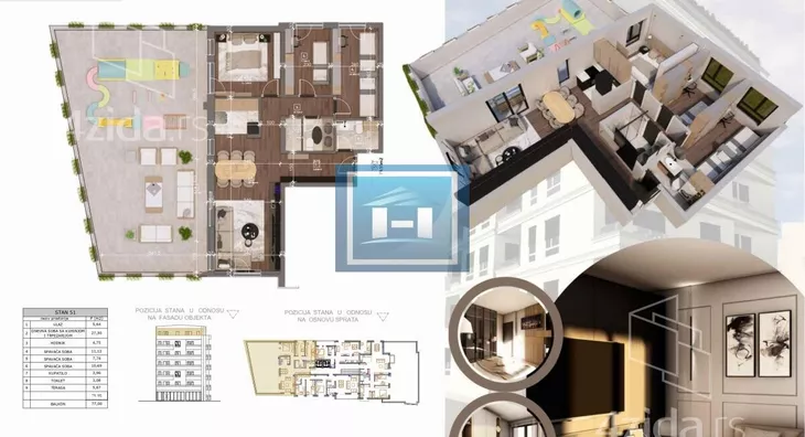 Troiposoban stan | 4zida