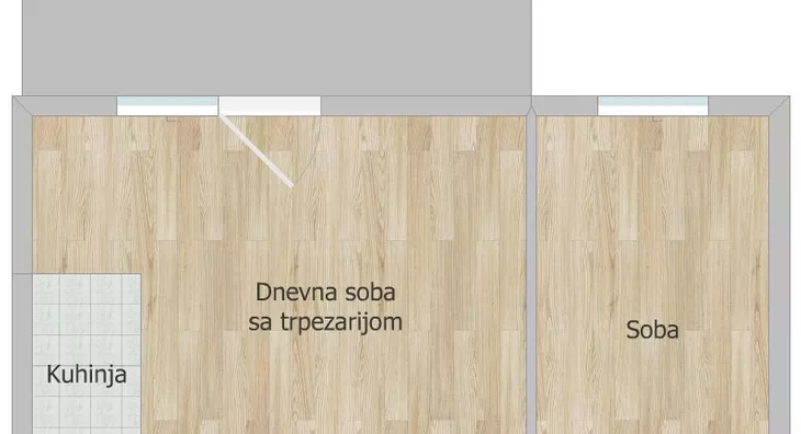 Jednoiposoban stan | 4zida