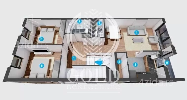 Četvorosoban stan | 4zida