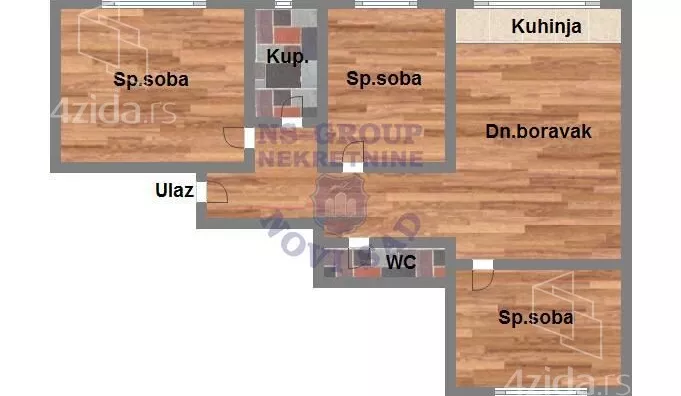 Troiposoban stan | 4zida