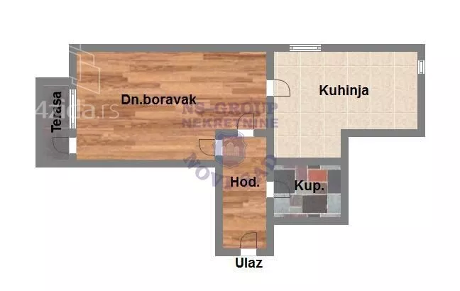 Jednosoban stan | 4zida